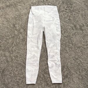 RBX White Camouflage Leggings